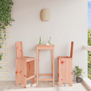 Barhocker Set aus Massivholz, 2 Stück