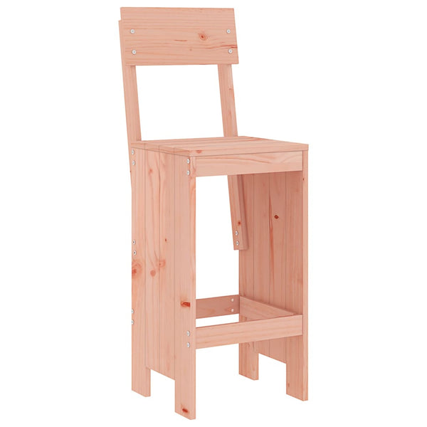 2er Set Barhocker aus Douglasienholz