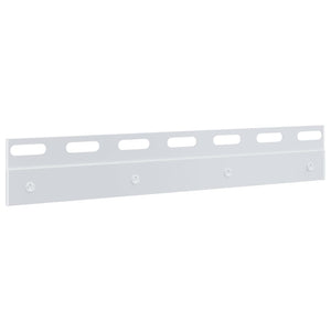 Klemmleisten 4 Stk. Silbern 28 cm Edelstahl