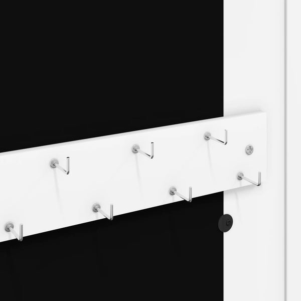 Schmuckschrank mit Spiegel zur Wandmontage, Weiß