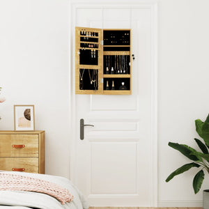 Wandmontage Schmuckschrank mit Spiegel