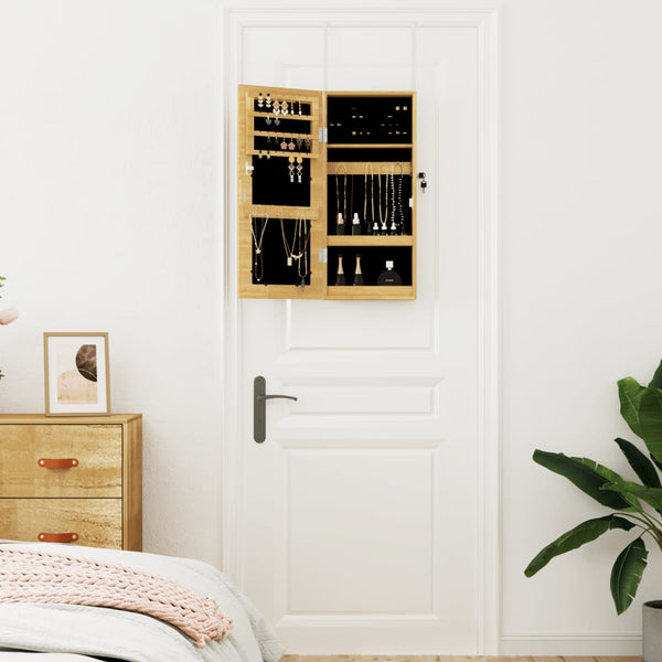Wandmontage Schmuckschrank mit Spiegel
