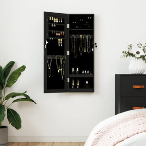 Schmuckschrank mit Spiegel zur Wandmontage