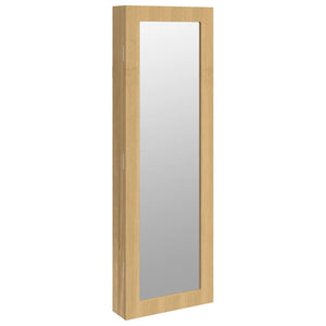 Wandmontage Schmuckschrank mit Spiegel 30x8,5x90 cm
