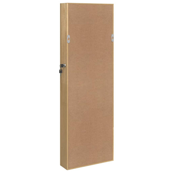 Wandmontage Schmuckschrank mit Spiegel 30x8,5x90 cm