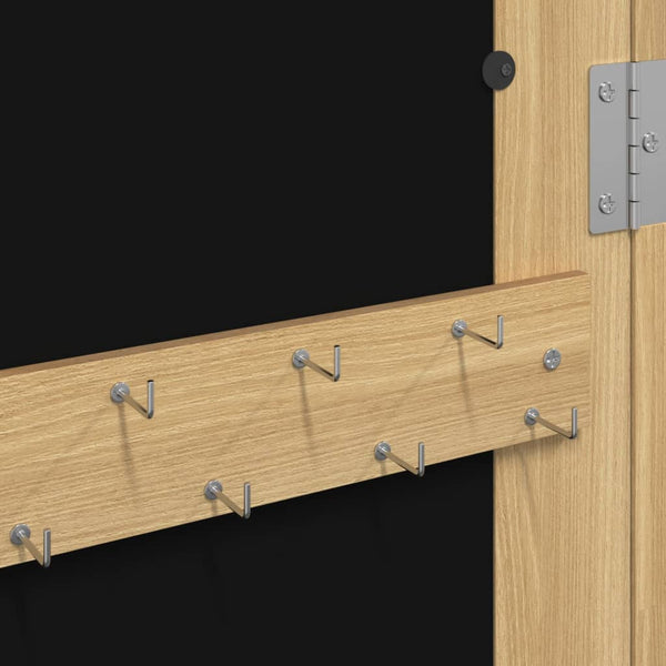 Wandmontage Schmuckschrank mit Spiegel 30x8,5x90 cm