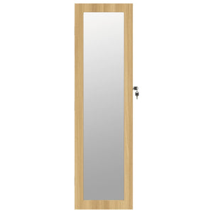Wandmontage Schmuckschrank mit Spiegel