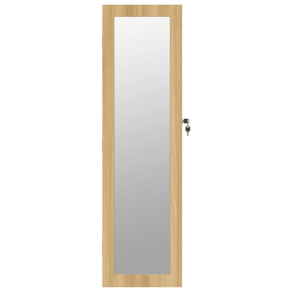 Wandmontage Schmuckschrank mit Spiegel