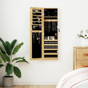 Wandmontage Schmuckschrank mit Spiegel