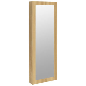 Schmuckschrank mit Spiegel zur Wandmontage