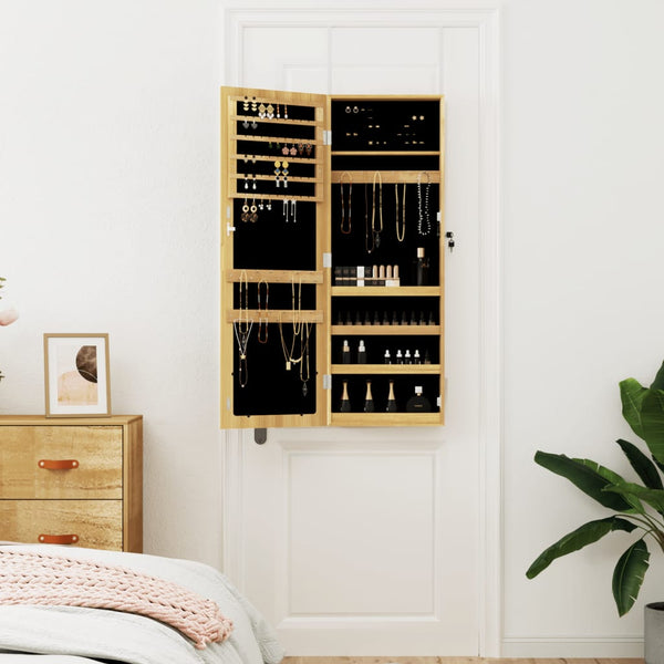 Schmuckschrank mit Spiegel zur Wandmontage