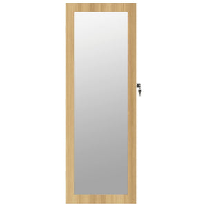 Schmuckschrank mit Spiegel zur Wandmontage