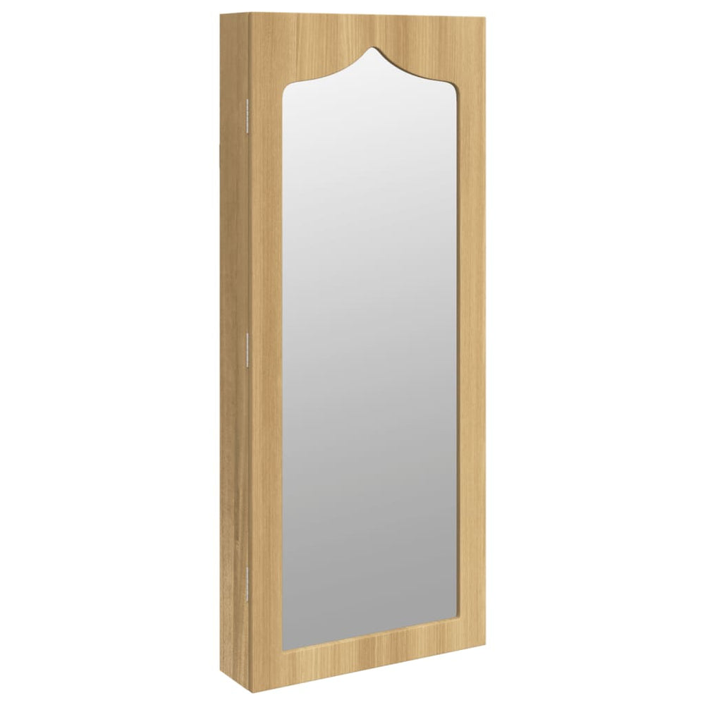 Wandmontage Schmuckschrank mit Spiegel 90cm