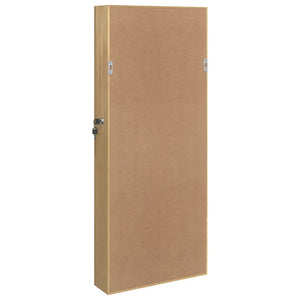 Wandmontage Schmuckschrank mit Spiegel 90cm