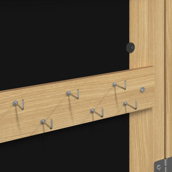Wandmontage Schmuckschrank mit Spiegel 90cm