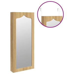 Wandmontage Schmuckschrank mit Spiegel 90cm