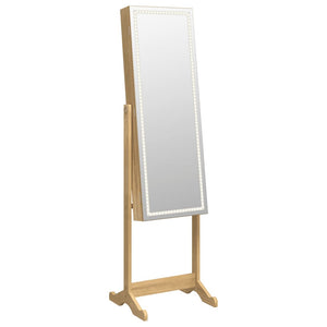 Schmuckschrank mit Spiegel und LED-Beleuchtung