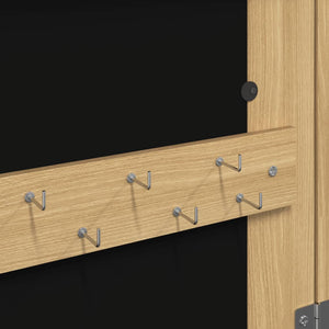 Schmuckschrank mit Spiegel und LED-Beleuchtung