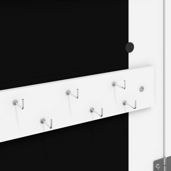 Schmuckschrank mit Spiegel & LED Weiß