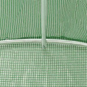 Gewächshaus Grün Stahlrahmen 8 m²