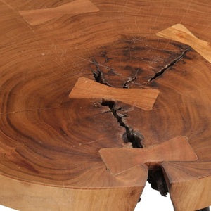 Baumstamm Bartisch Akazie Massivholz Ø53x105cm