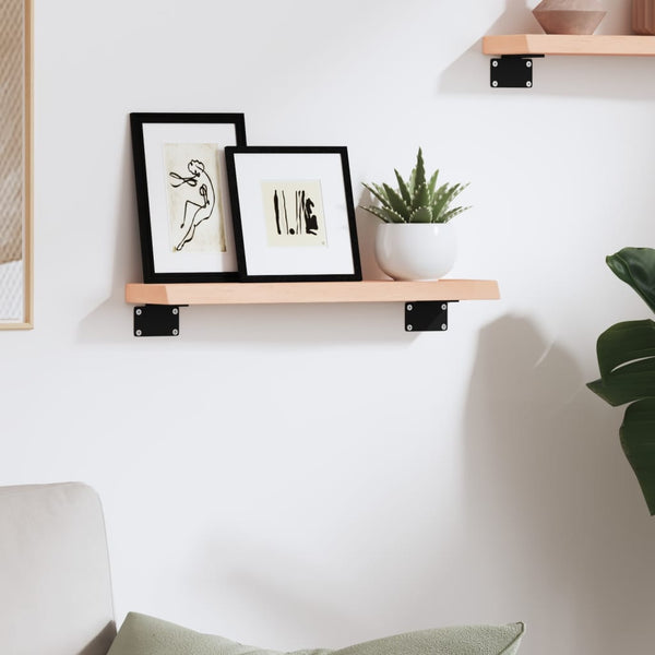 Wandregal Eiche Massivholz 40x10 cm