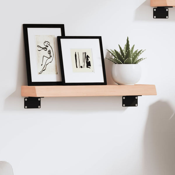 Wandregal Eiche Massivholz 40x10 cm