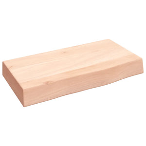 vidaXL Étagère Murale 40x20x6 cm Chêne Massif Non Traité