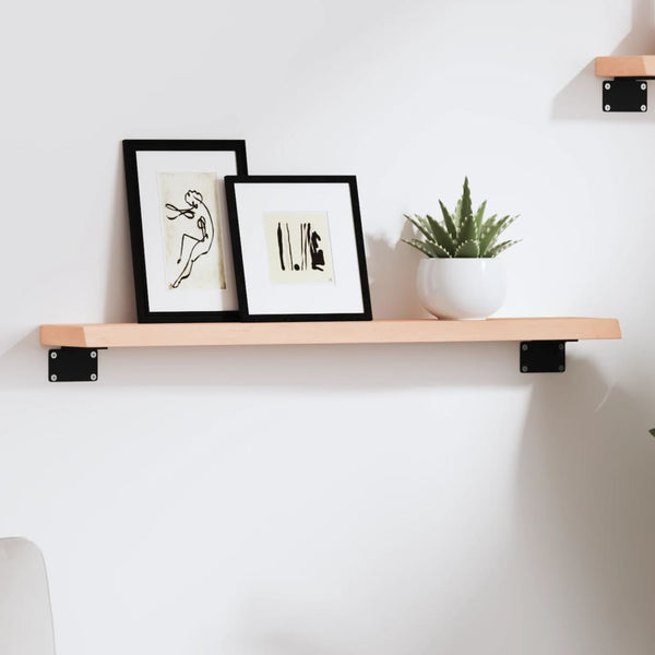 Wandregal Eiche Massivholz 60 cm