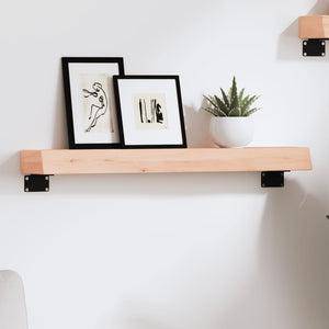 Wandregal Eiche Massivholz 60x10 cm