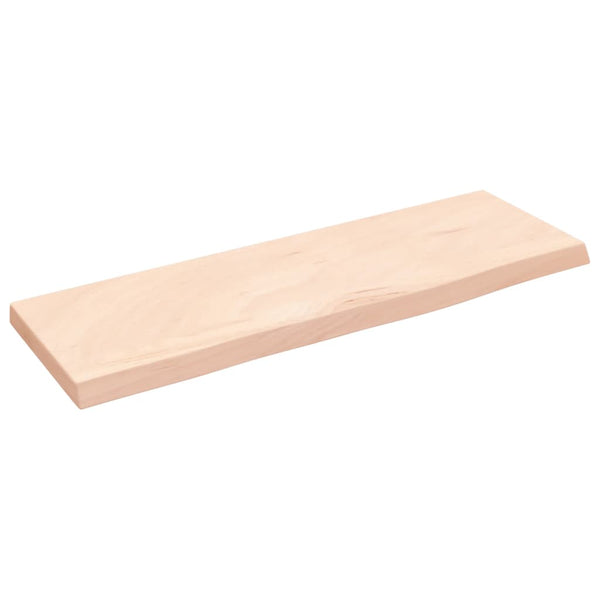 Massivholz Wandregal Eiche 60x20 cm