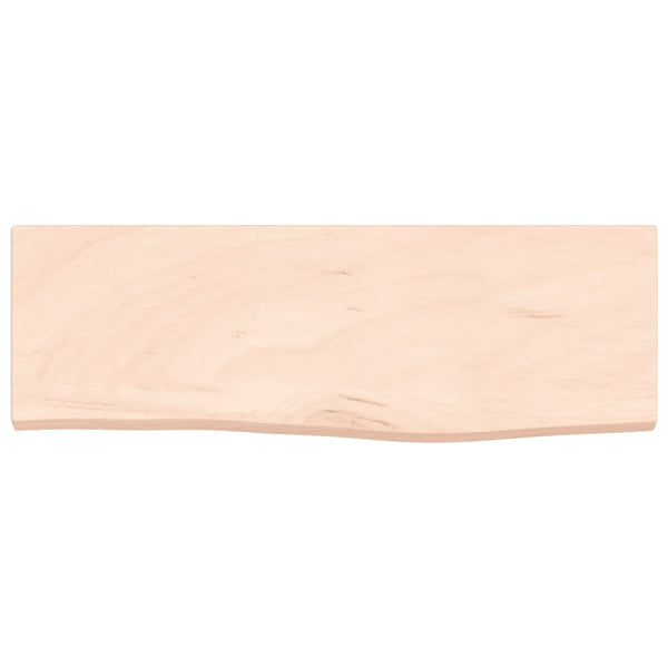 Massivholz Wandregal Eiche 60x20 cm