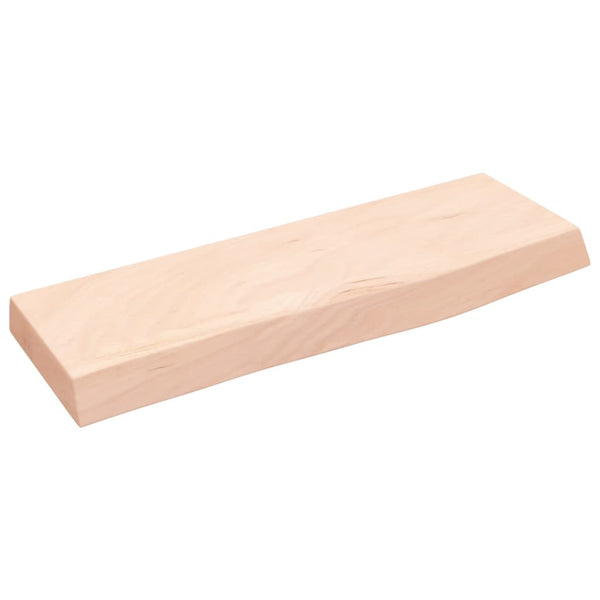 Massivholz Wandregal Eiche 60x20 cm