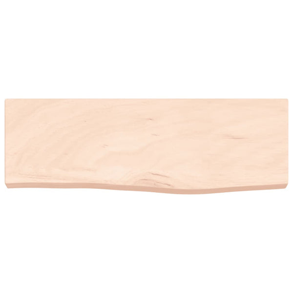 Massivholz Wandregal Eiche 60x20 cm