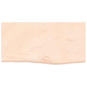 Massivholz Wandregal Eiche 60x30 cm