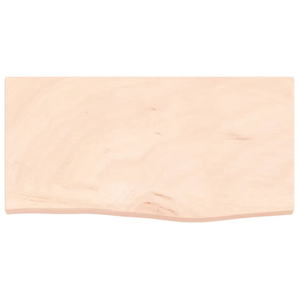 Massivholz Wandregal Eiche 60x30 cm