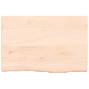 Eiche Wandregal 60x40 cm Massivholz Unbehandelt