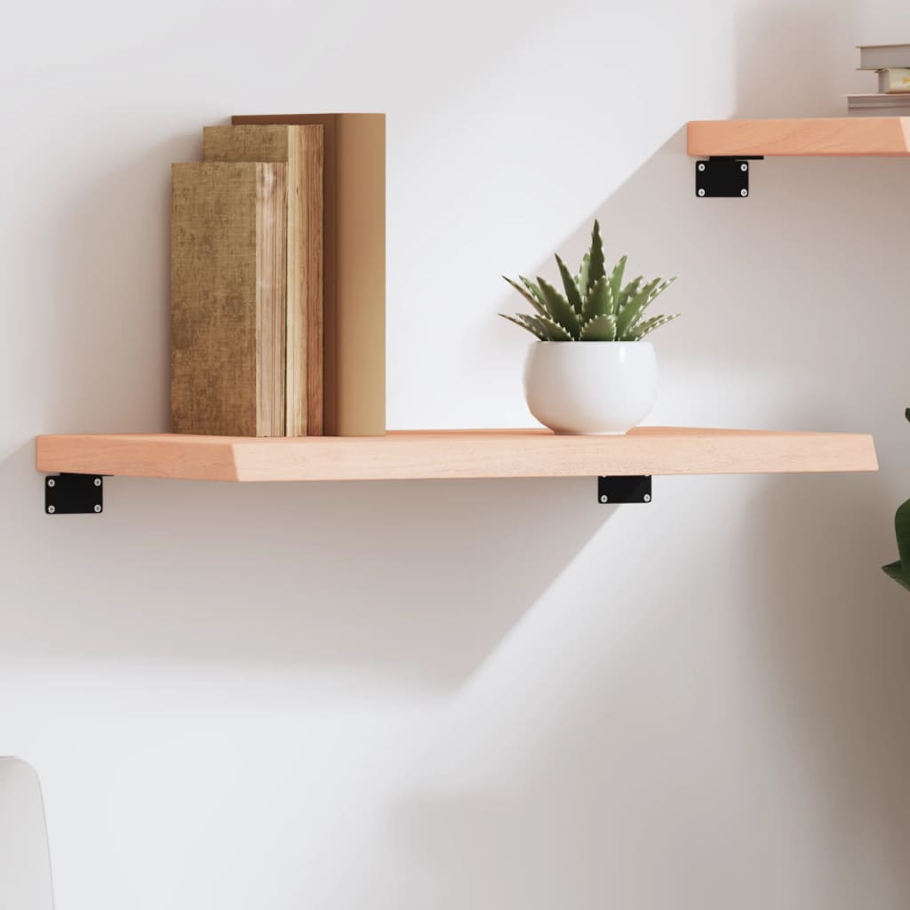 Eiche Wandregal 60x40 cm Massivholz Unbehandelt