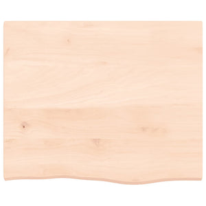 Massivholz Wandregal Eiche 60x50 cm