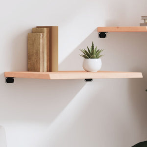 Eiche Wandregal 60x50 cm Massivholz Unbehandelt