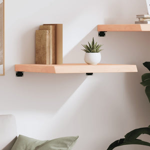vidaXL Étagère murale 60x60x(2-6) cm en chêne massif non traité