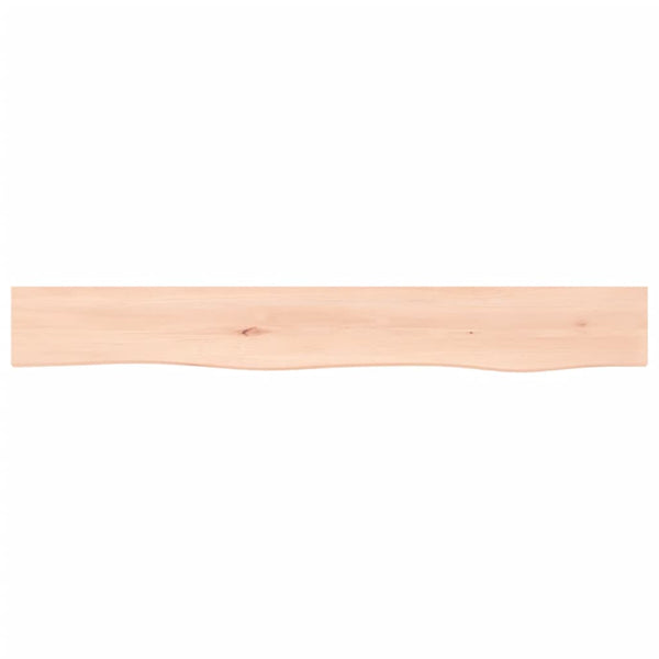 Massivholz Wandregal Eiche 80cm Unbehandelt