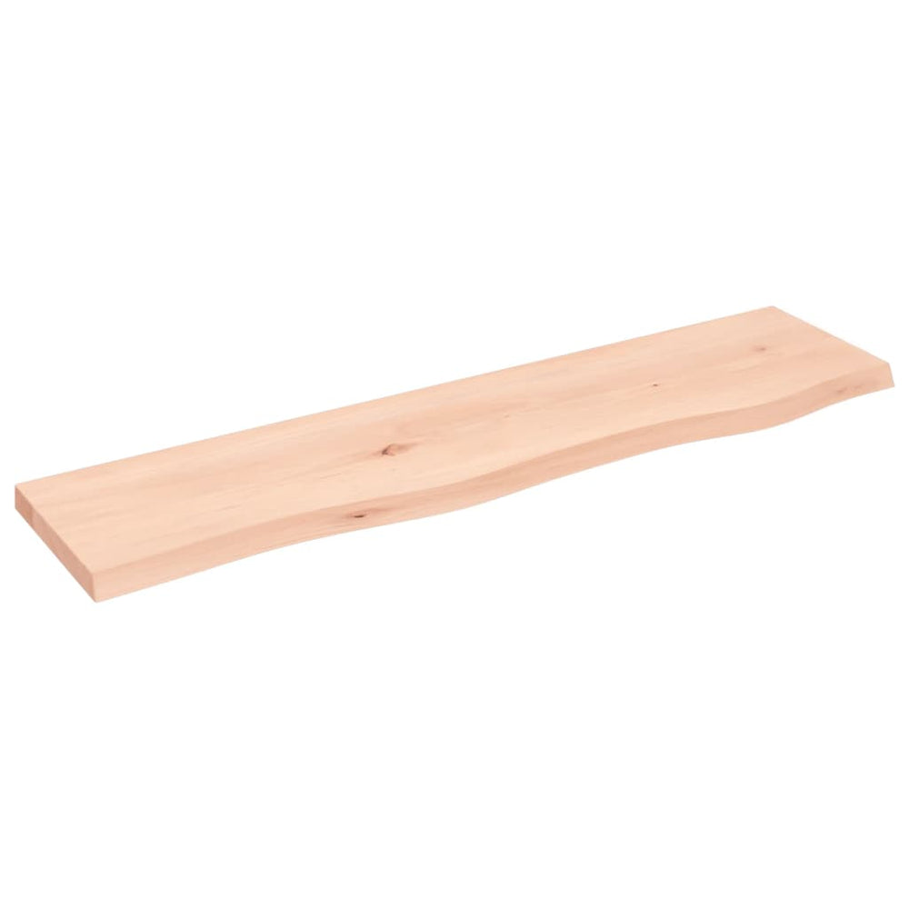 Wandregal Eiche Massivholz 80x20 cm