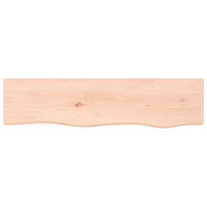 Wandregal Eiche Massivholz 80x20 cm