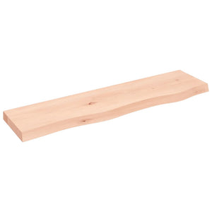 Wandregal Eiche Massivholz 80x20 cm