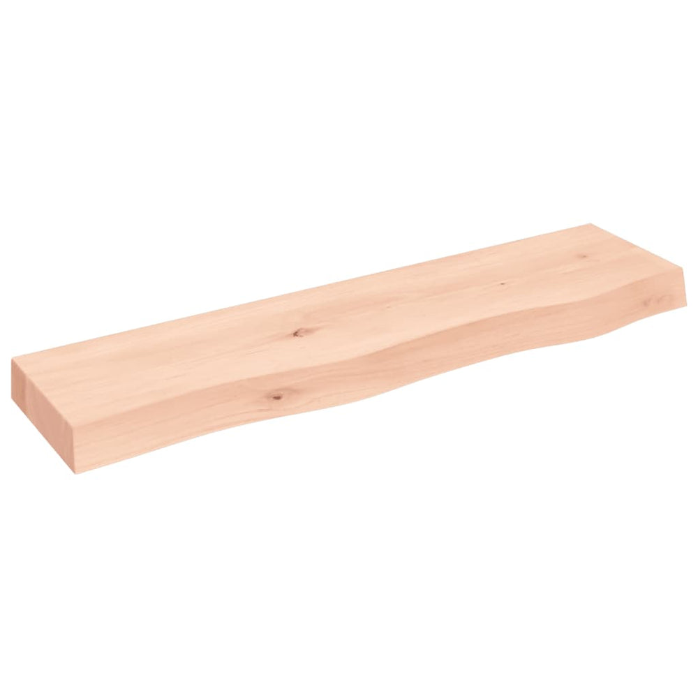 Wandregal Eiche Massivholz 80x20 cm