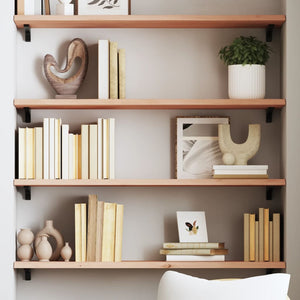 vidaXL Étagère murale 80x30x2 cm Chêne massif non traité