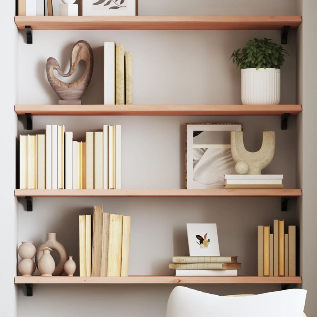 vidaXL Étagère murale 80x30x2 cm Chêne massif non traité