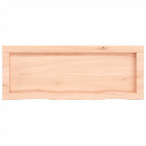 Massivholz Wandregal Eiche 80x30 cm
