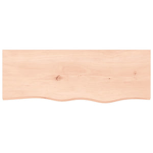Massivholz Wandregal Eiche 80x30 cm